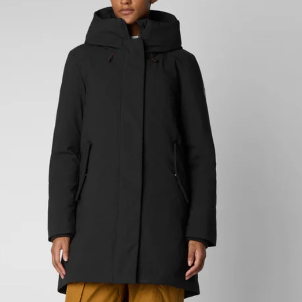Save the Duck NWOT Women’s Nellie Hooded Parka in Black Size S MSRP $768